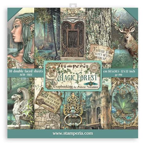 Discover the Secrets of Stamperia Magical Grove Collection
